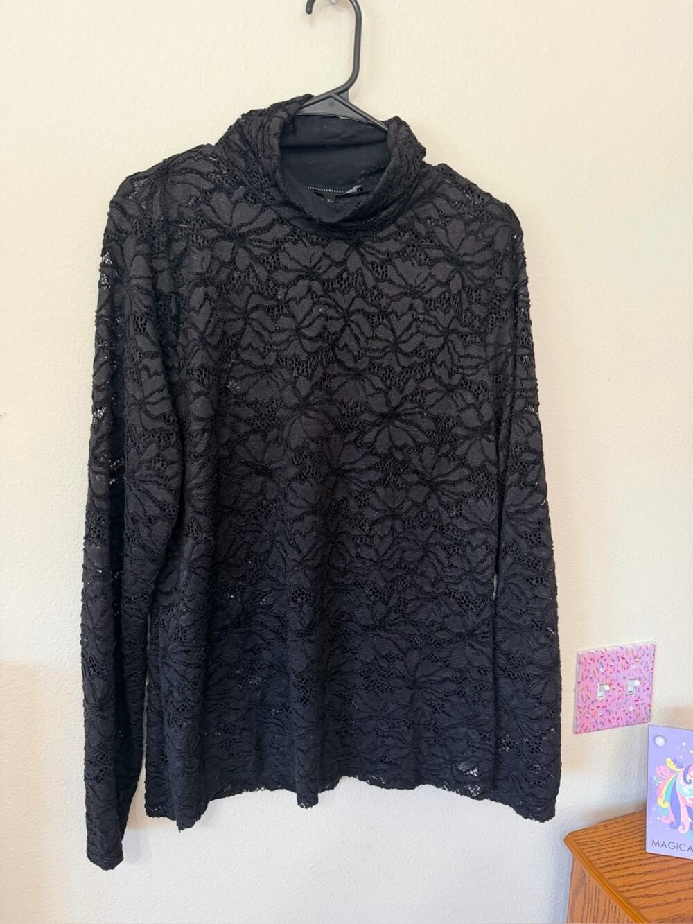 Lace blouse see through size XL